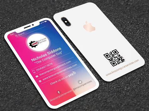 iphone x business card holder